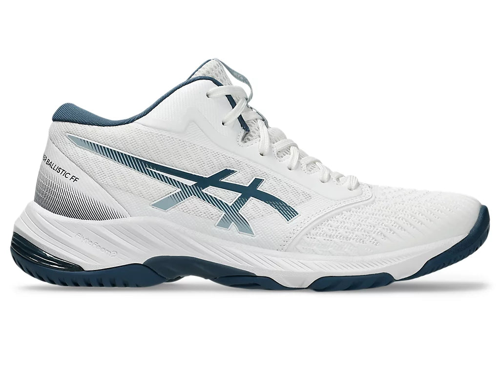 Asics Netburner Ballistic FF MT 3 Men White Vintage Indigo The Racquet Shop