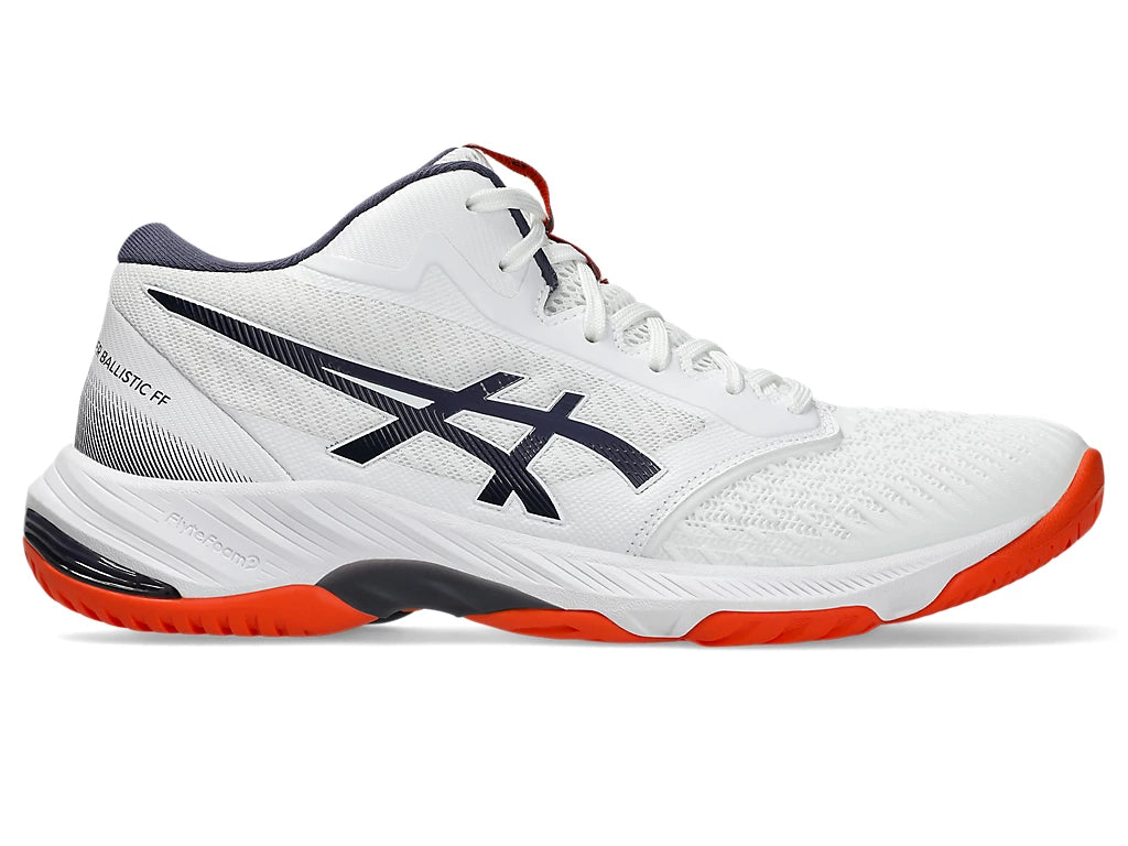 Asics Netburner Ballistic FF MT 3 Mens White/Indigo Fog – The