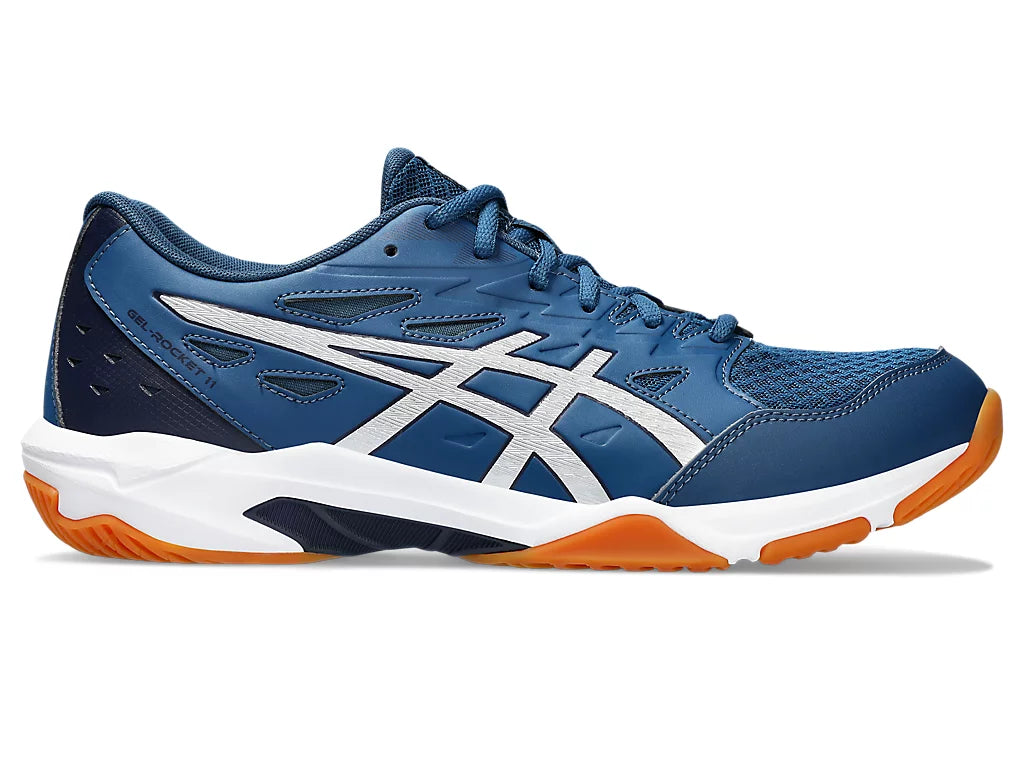 Asics Gel Rocket 11 Men Mako Blue Pure Silver The Racquet Shop