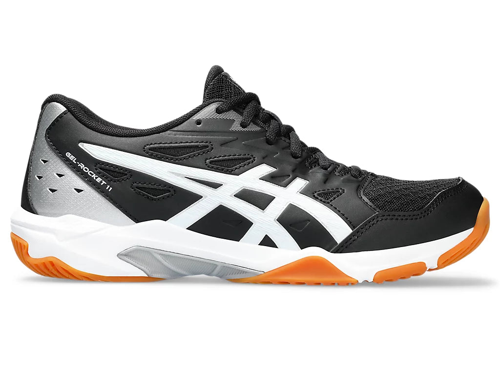 Asics Gel Rocket 11 Women Black Pure Silver The Racquet Shop