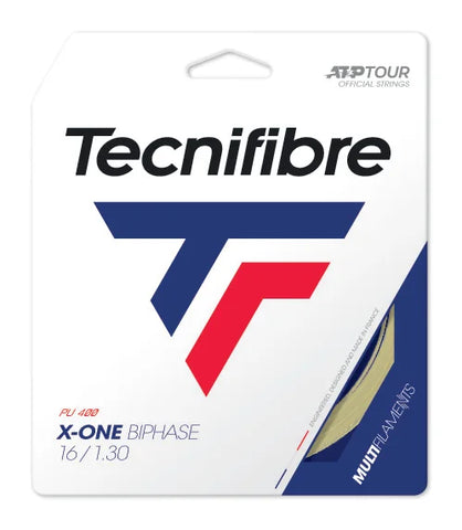 Tecnifibre X-One Biphase Tennis String Set of Natural 16g 1.3mm