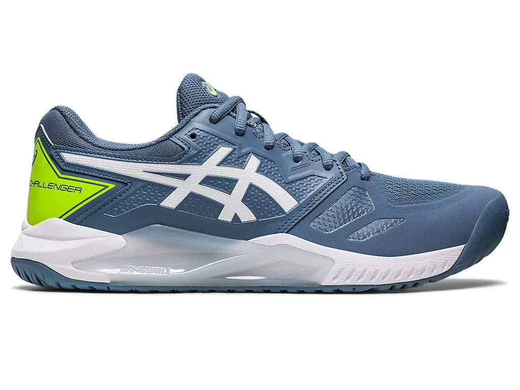 ASICS Gel Challenger 13 Steel Blue White Mens The Racquet Shop