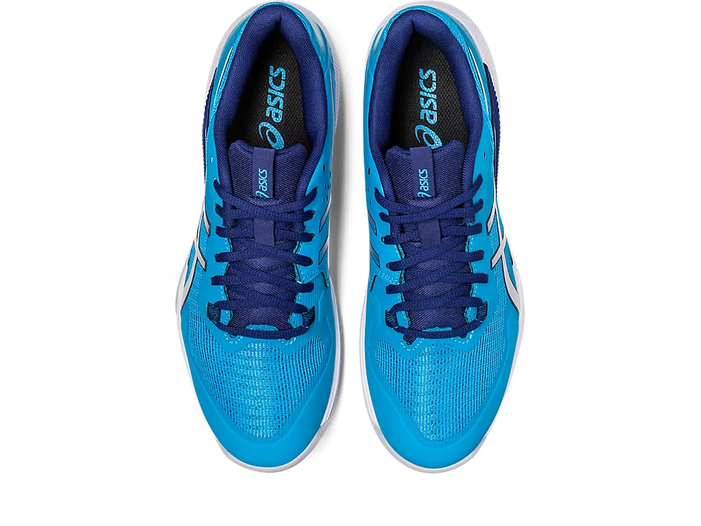 Asics Gel Tactic Island Blue Pure Silver Mens The Racquet Shop