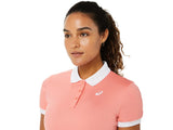 Asics Women Court Polo-Shirt Guava