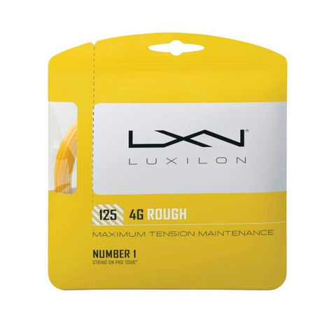 Luxilon 4G Rough Tennis String Set of Gold 1.25mm