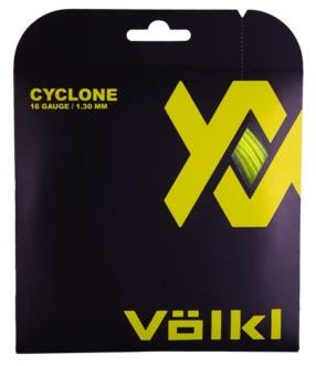 Volkl Cyclone Fluro Yellow Tennis String Set of 16g/1.3mm 12m