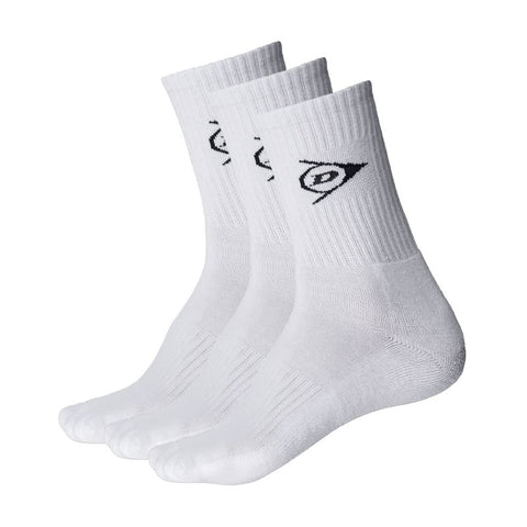 Dunlop Men - Crew Socks 3 Pack White