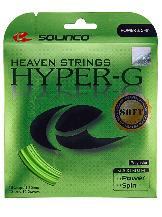 Solinco Hyper-G 16L/1.25 Tennis String Reel (Green