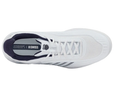 K-Swiss Hypercourt Express 3 Wide 2E Mens White Peacoat Silver