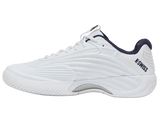 K-Swiss Hypercourt Express 3 Wide 2E Mens White Peacoat Silver
