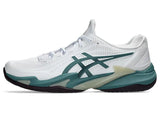 Asics Court FF 3 Men Tennis Shoe White/Foggy Teal