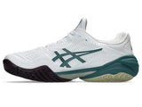 Asics Court FF 3 Men Tennis Shoe White/Foggy Teal