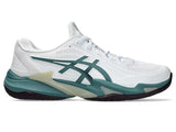 Asics Court FF 3 Men Tennis Shoe White/Foggy Teal
