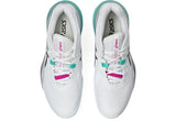 Asics Gel-Resolution X Mens White/Aurora Green