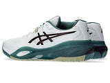Asics Gel-Resolution X Men Wide 2E White/Dark Aubergine