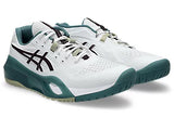 Asics Gel-Resolution X Men Wide 2E White/Dark Aubergine