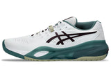 Asics Gel-Resolution X Men Wide 2E White/Dark Aubergine