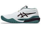 Asics Gel-Resolution X Men Wide 2E White/Dark Aubergine