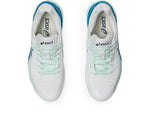 Asics Gel-Resolution 9 Women White/Teal Blue