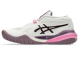 Asics Gel-Resolution X Womens Wide (D) Soft Oat/Dark Aubergine