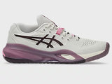 Asics Gel-Resolution X Womens Wide (D) Soft Oat/Dark Aubergine