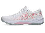 Asics Gel-Netburner 21 (D Wide) Bio Womens White/Papaya