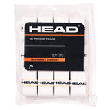 Head Prime Tour 12 Pcs Pack (Overgrips) White
