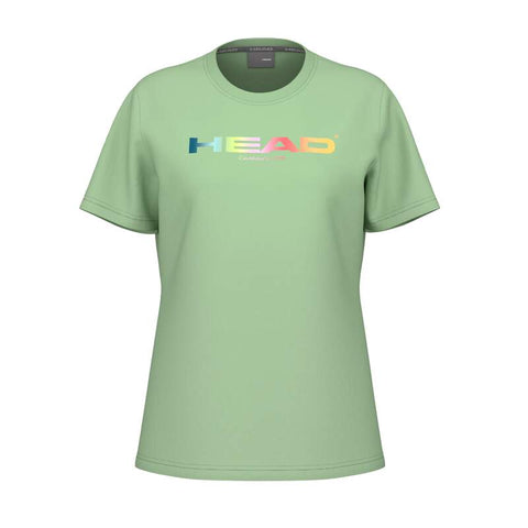 Head Rainbow T-Shirt Women Celery Green