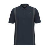 Head Club 25 Tech Polo Shirt Men Navy