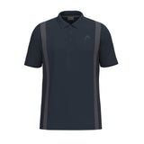 Head Club 25 Tech Polo Shirt Men Navy