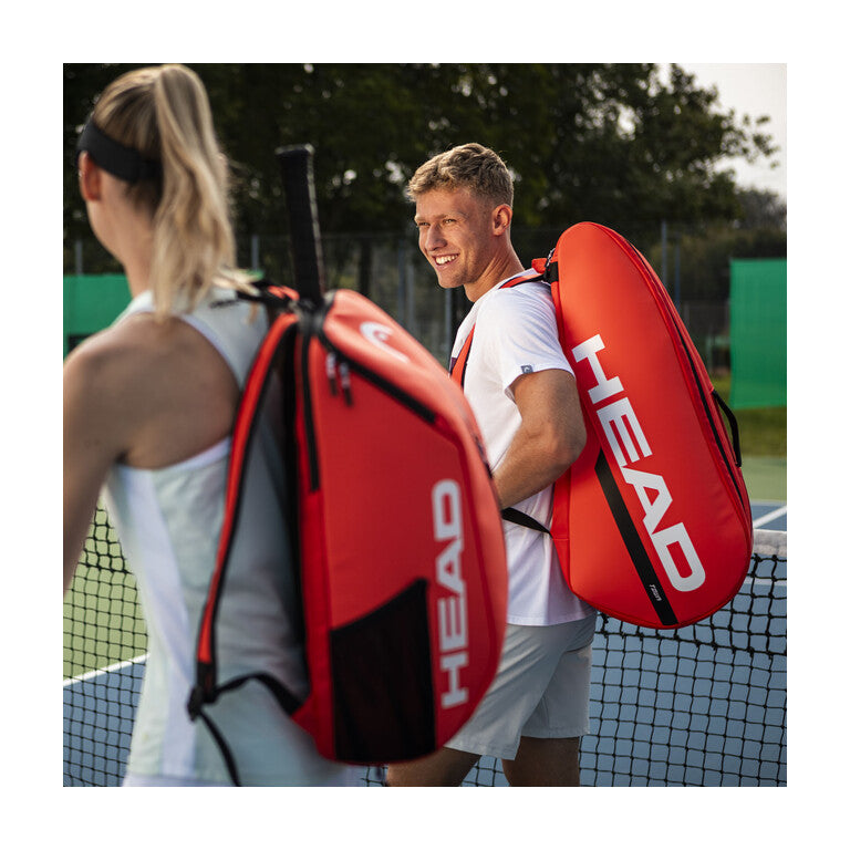 Sac De Raquettes HEAD Tour XL Neon 2025 – Pour 9-12 Raquettes, Protection Thermique CCT+, Compartiment Chaussures | Sac De Tennis Tournoi, Noir/bleu