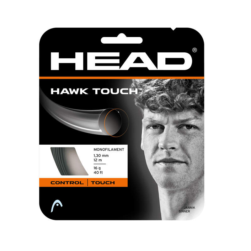 Head Racquets Strings Head Hawk Touch Tennis String Set of Anthracite 16g 1.3mm – The Racquet ...