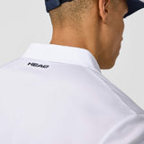 Head Slice Polo Shirt Men White