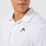 Head Slice Polo Shirt Men White