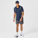 Head Club 25 Tech Polo Shirt Men Navy