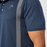 Head Club 25 Tech Polo Shirt Men Navy