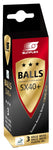 Sunflex Table Tennis Balls 3 Star 40+ ITTF White - 3 Pack