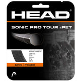 Head Sonic Pro Tour rPET Tennis String Set of Black 17g 1.25mm