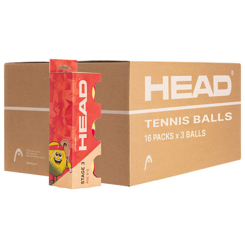 Head Stage 3 - Red 3 Ball Pack (Carton of 16 Packs)