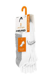 Head Half Cushion Low Cut Socks Ladies White (3 Pack)