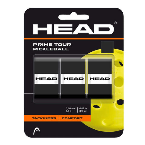 Head Prime Tour Black Pickleball 3pcs pack