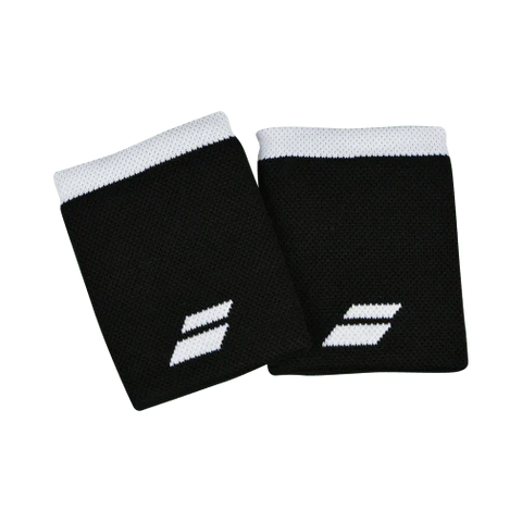 Babolat Logo Wristband Jumbo #2001 Black White
