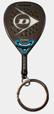 Dunlop FX Pro Gun Metal/ Cyan Keyring Padel