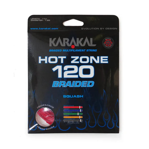 Karakal Hot Zone 120 Braided Set of Red 1.20mm