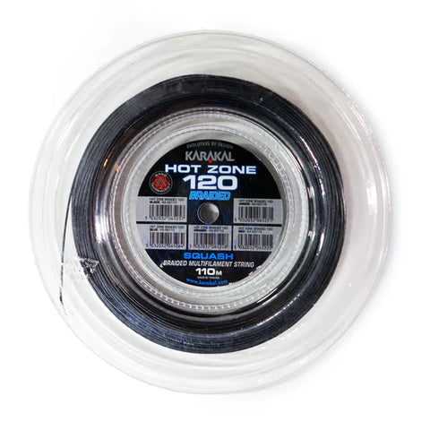 Karakal Hot Zone 120 Braided Reel of Black 1.2mm