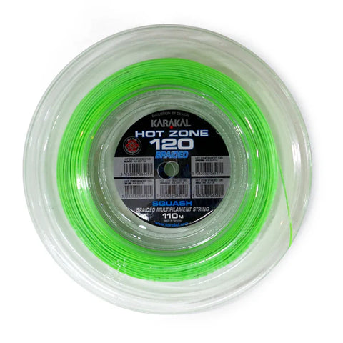 Karakal Hot Zone 120 Braided Reel of Green 1.2mm