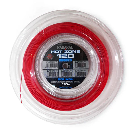 Karakal Hot Zone 120 Braided Reel of Red 1.2mm