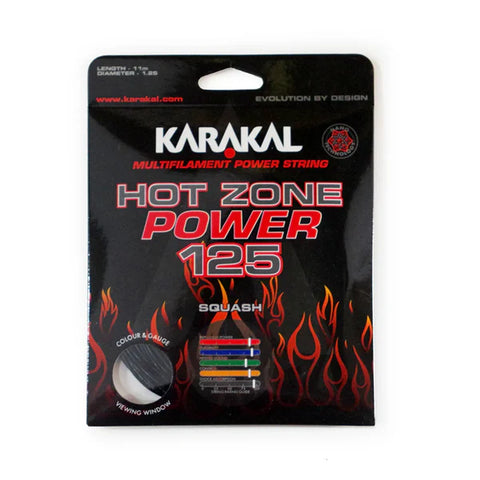 Karakal Hot Zone Power 125 Set of Black 1.25mm