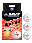 Donic Avantgarde 3* White 6pk Table Tennis Balls