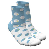 Inform Socks for Squash White Blue